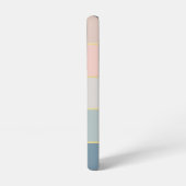 Benutzerdefinierte Sommerfarben-Farbblockstreifen Samsung Galaxy Hülle (Linke Seite)