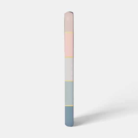 Benutzerdefinierte Sommerfarben-Farbblockstreifen Samsung Galaxy Hülle (Linke Seite)