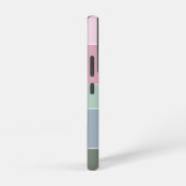 Benutzerdefinierte Sommerfarben-Farbblockstreifen Samsung Galaxy Hülle (Rechte Seite)