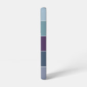 Benutzerdefinierte Sommerfarben-Farbblockstreifen Samsung Galaxy Hülle (Linke Seite)