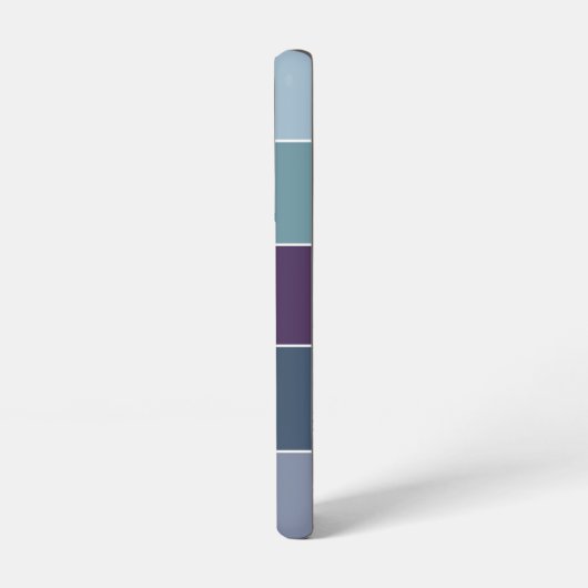 Benutzerdefinierte Sommerfarben-Farbblockstreifen Samsung Galaxy Hülle (Linke Seite)