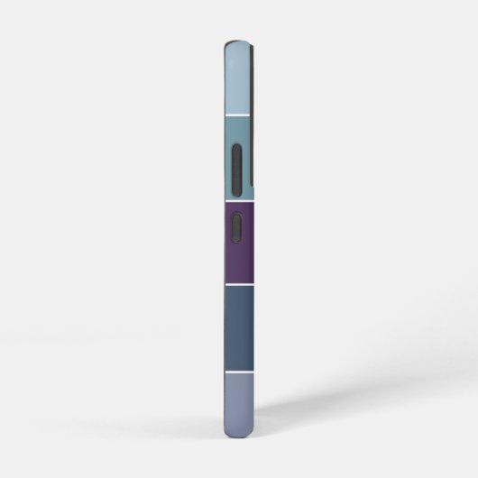 Benutzerdefinierte Sommerfarben-Farbblockstreifen Samsung Galaxy Hülle (Rechte Seite)