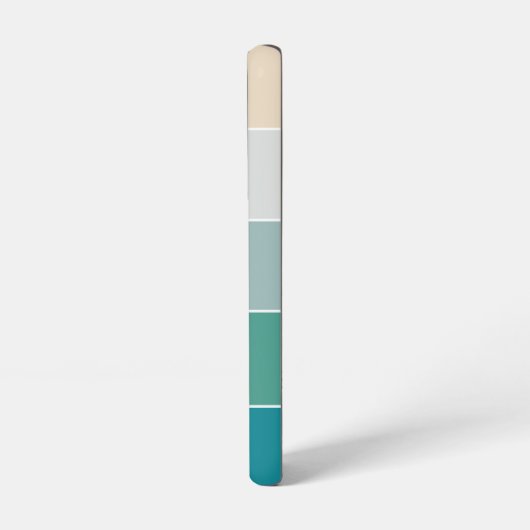 Benutzerdefinierte Sommerfarben-Farbblockstreifen Samsung Galaxy Hülle (Linke Seite)