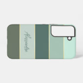 Benutzerdefinierte Sommerfarben-Farbblockstreifen Samsung Galaxy Hülle (Rückseite (Horizontal))