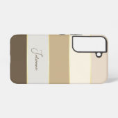 Benutzerdefinierte Sommerfarben-Farbblockstreifen Samsung Galaxy Hülle (Rückseite (Horizontal))