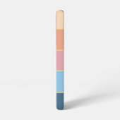 Benutzerdefinierte Sommerfarben-Farbblockstreifen Samsung Galaxy Hülle (Linke Seite)