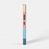 Benutzerdefinierte Sommerfarben-Farbblockstreifen Samsung Galaxy Hülle (Rechte Seite)