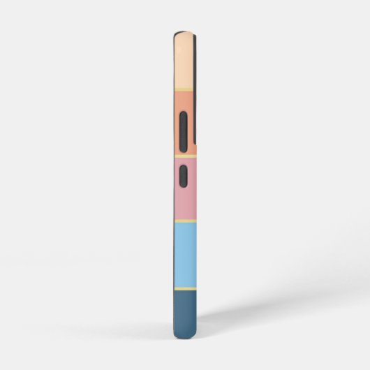 Benutzerdefinierte Sommerfarben-Farbblockstreifen Samsung Galaxy Hülle (Rechte Seite)