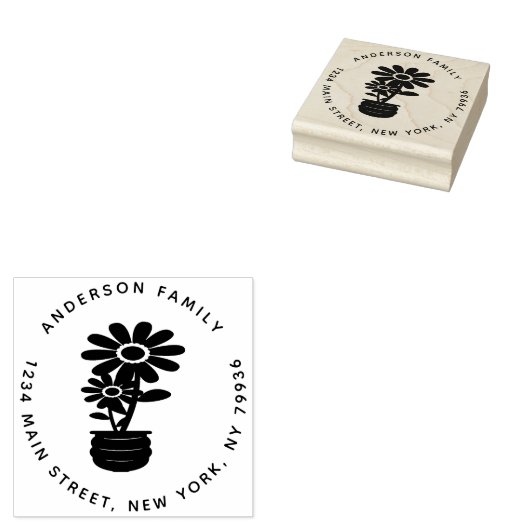 Benutzerdefinierte Sonnenblume, erstellen Sie Ihre Gummistempel (Stempel)