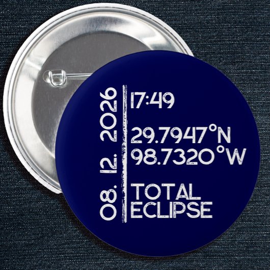 Benutzerdefinierte Sonnenfinsternis 2026 Button