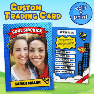 Benutzerdefinierte Soul Sister Karte Geschenk Comi