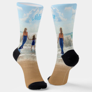 Benutzerdefinierte Sounds für Ihr Foto mit Namenst Socken