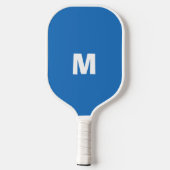 Benutzerdefinierte Spaß Königin Dinker monogrammie Pickleball Schläger (Rückseite)
