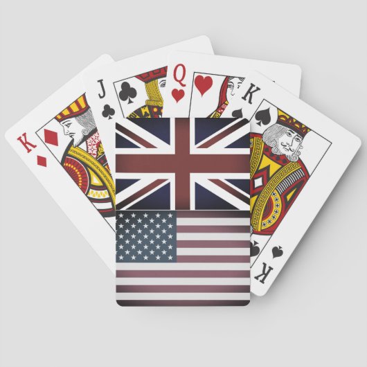 Benutzerdefinierte Spielkarten mit amerikanischer (Rückseite)