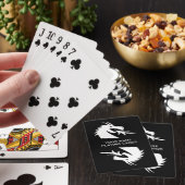 Benutzerdefinierte Spielkarten mit zwei Drachenkop (In Situ)