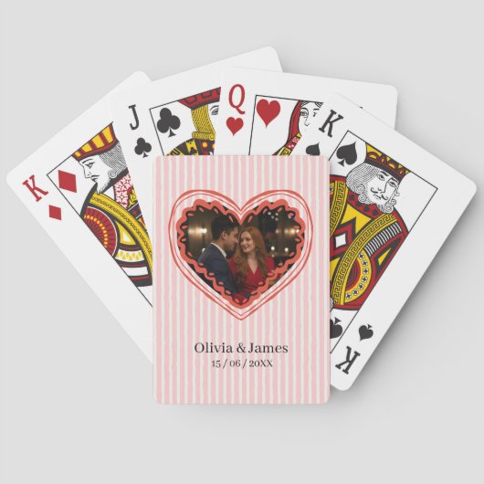 Benutzerdefinierte Spielkarten | Valentinstag (Rückseite)