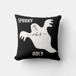 Benutzerdefinierte SPOOKY VIBES ONLY Geist Hallowe Kissen
