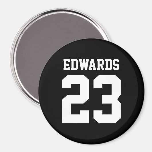 Benutzerdefinierte Sportarten mit Namen Magnet (Vorderseite/Rückseite)