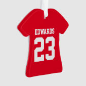 Benutzerdefinierte Sportarten mit Namen Ornament (Vorderseite)