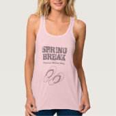 Benutzerdefinierte Spring Break Tank Tops mit Stra (Vorderseite)