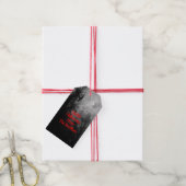 Benutzerdefinierte Spuk Halloween-Himmel mit Raven Geschenkanhänger (Mit Garn)