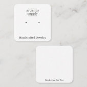 Benutzerdefinierte Square-Karte für Stuhl- oder Po Quadratische Visitenkarte (Vorne/Hinten)