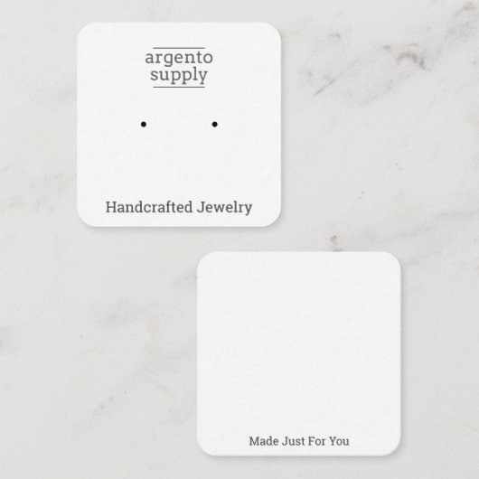 Benutzerdefinierte Square-Karte für Stuhl- oder Po Quadratische Visitenkarte (Vorne/Hinten)