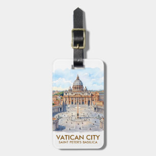 Benutzerdefinierte St. Petersbasilika Vatikanstadt Gepäckanhänger