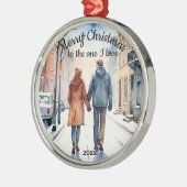 Benutzerdefinierte Stadtstraßen Igel 1 I Liebe Ornament Aus Metall (Links)