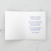 Benutzerdefinierte Starry Night Weihnachtskarte - Karte (Innenseite)