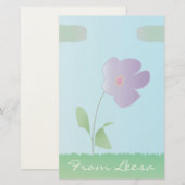 Benutzerdefinierte Statistik Briefpapier (Vorne/Hinten)