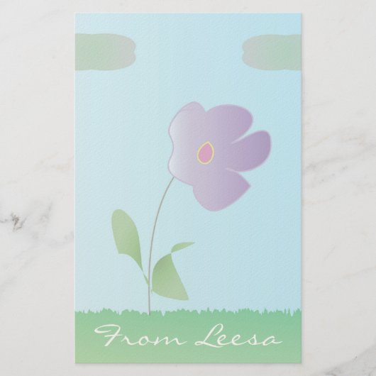 Benutzerdefinierte Statistik Briefpapier (Vorderseite)