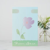 Benutzerdefinierte Statistik Briefpapier (Stehend Vorderseite)