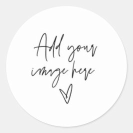 Benutzerdefinierte Stickervorlage Erstellen Sie Ih Runder Aufkleber