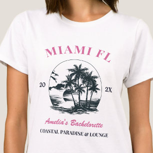Benutzerdefinierte Strand-Junggesellinnenabschied- T-Shirt
