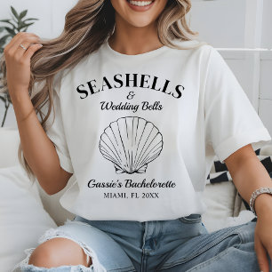 Benutzerdefinierte Strand-Junggesellinnenabschied- T-Shirt