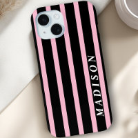 Benutzerdefinierte Streifen Schwarz Pink