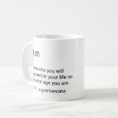 Benutzerdefinierte Summendefinition für die Mama Kaffeetasse (Vorderseite Links)