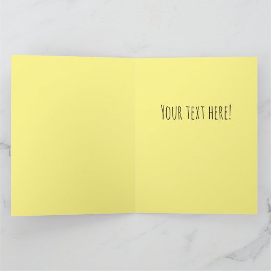 Benutzerdefinierte Sunshine-Meldung Dankeskarte (Innenseite)