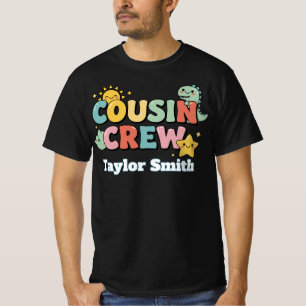 Benutzerdefinierte süße Cousin-Crew passende Famil T-Shirt