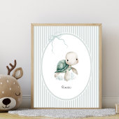 Benutzerdefinierte süße Schildkröte – Geschenk zur Poster