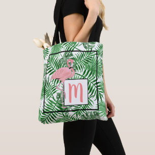 Benutzerdefinierte süße tropische rosa Flamingo-Wa Tasche