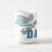 Benutzerdefinierte Swim-Vater-Tasse Kaffeetasse (Mittel)