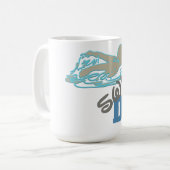 Benutzerdefinierte Swim-Vater-Tasse Kaffeetasse (Vorderseite Links)