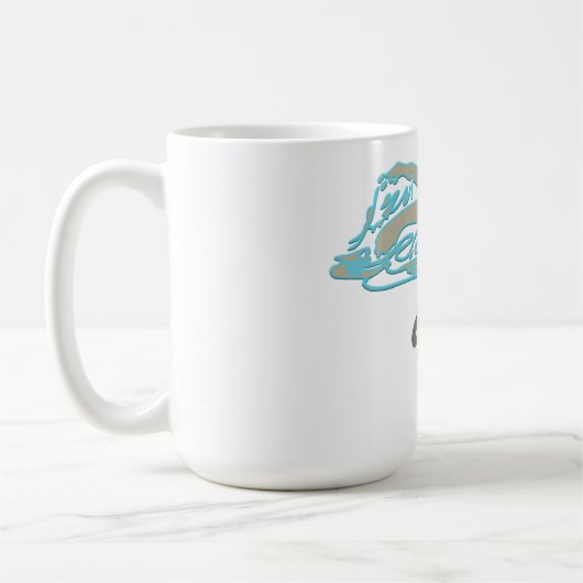 Benutzerdefinierte Swim-Vater-Tasse Kaffeetasse (Links)