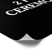 Benutzerdefinierte Symbole für das Black Wedding P Poster (Ecke)