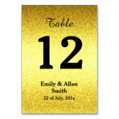 Benutzerdefinierte Tabellenkarten mit Anzahl Tischnummer (Rückseite)