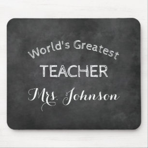 Benutzerdefinierte Tafel Schultafel Lehrer Geschen Mousepad