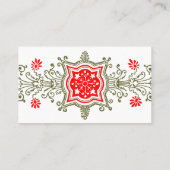 Benutzerdefinierte Tafelkarten für Vinage Daisy-El Platzkarte (Rückseite)