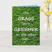 Benutzerdefinierte Tageskarten des Vaters | Grass  Karte (Gelbe Blume)